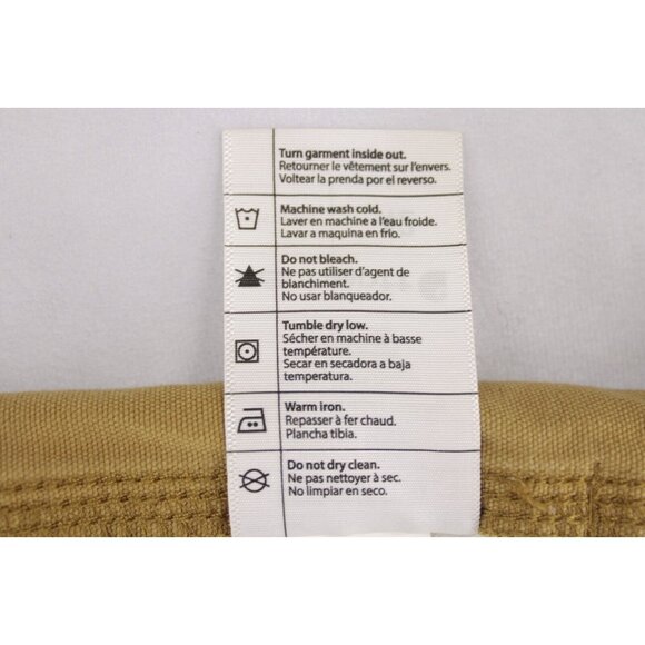 Carhartt Men's Rigby Rugged Flex Relaxed Fit Canvas Work Short Hickory Tan Sz 42 - Picture 4 of 8